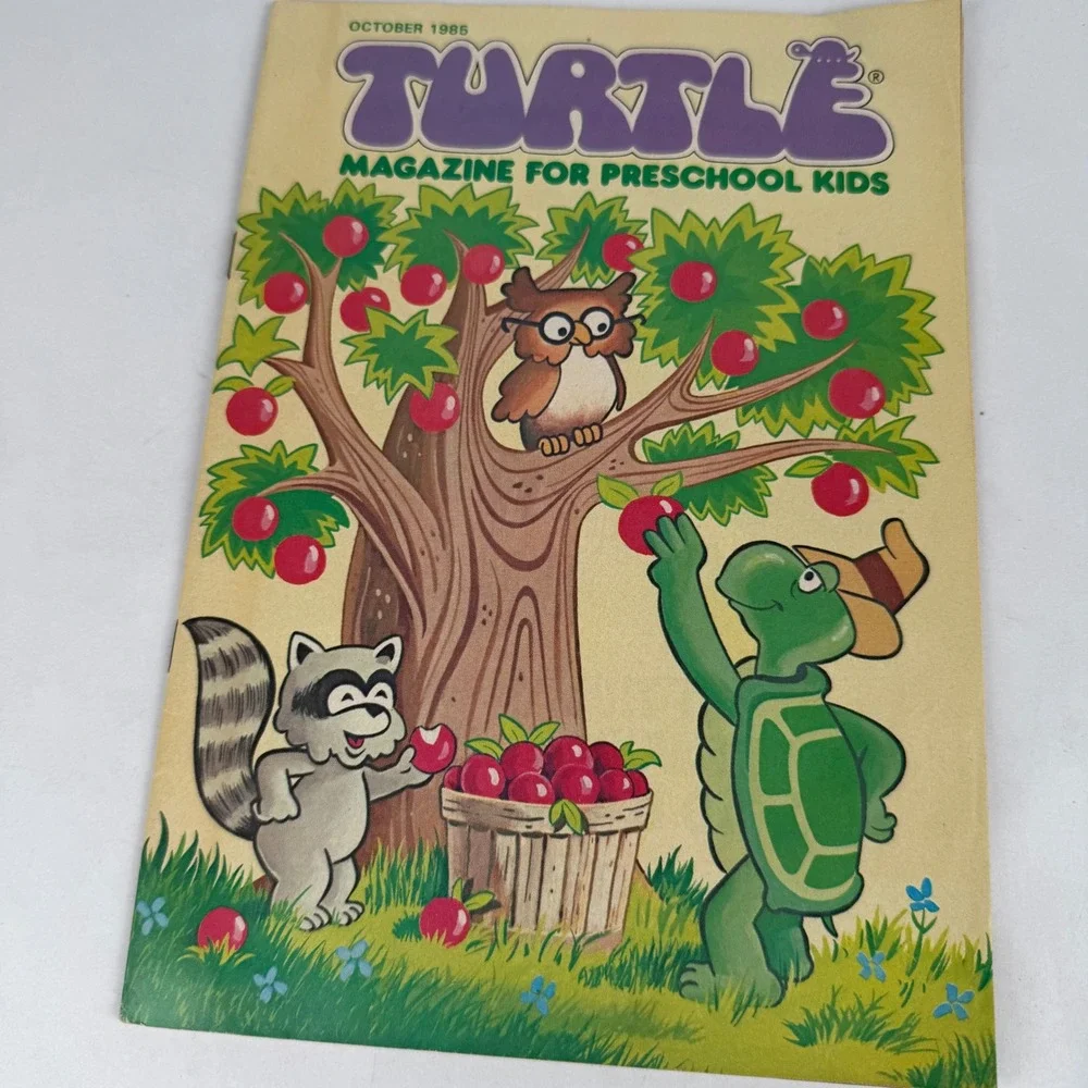Vintage Turtle Magazine for Preschool Lot of 5 1980s